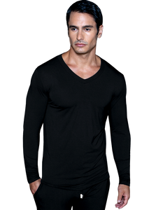 Mens Long Sleeve V Neck - Sole-one Apparel